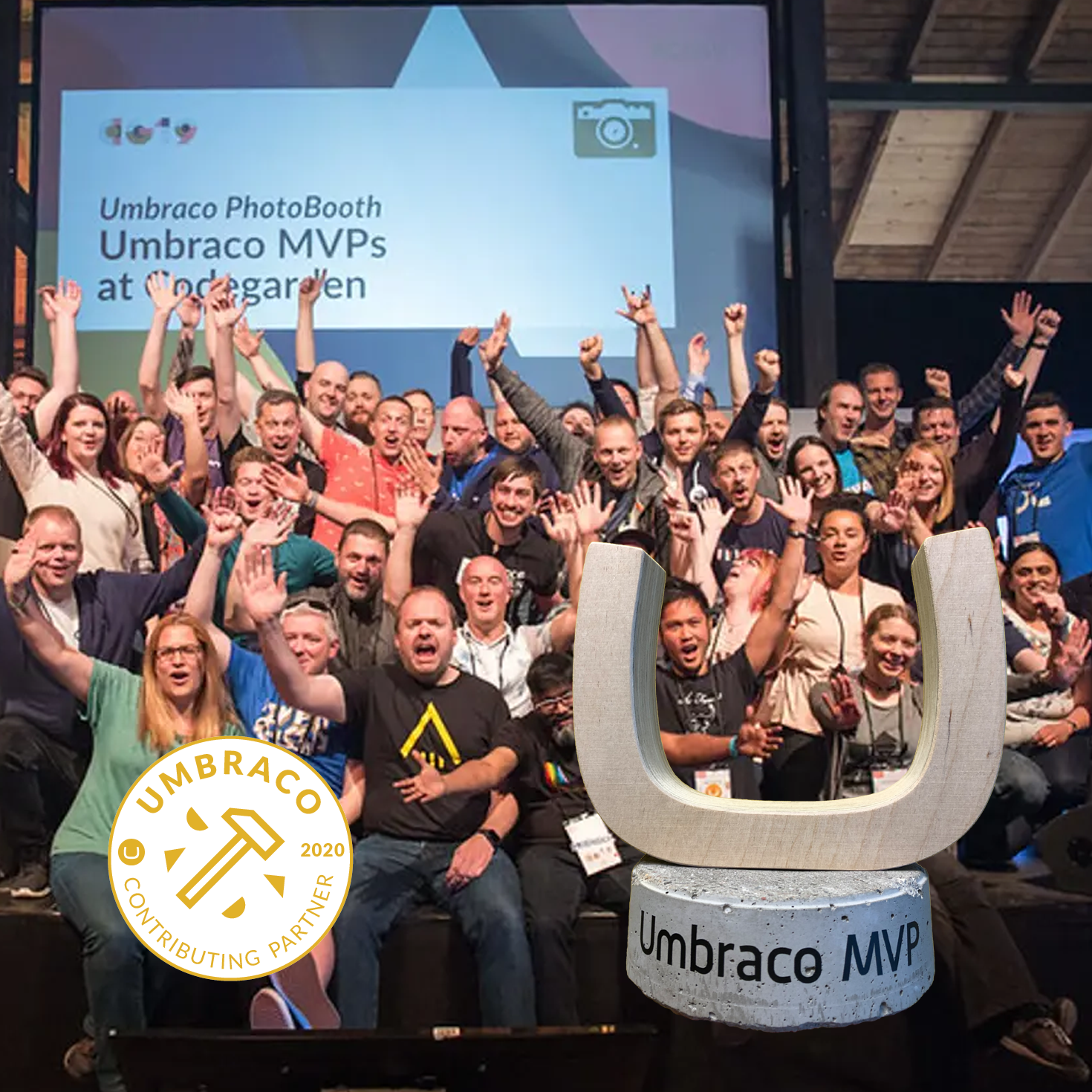 Scandia Umbraco Gold Partner - MVP and Contributing Partner badge