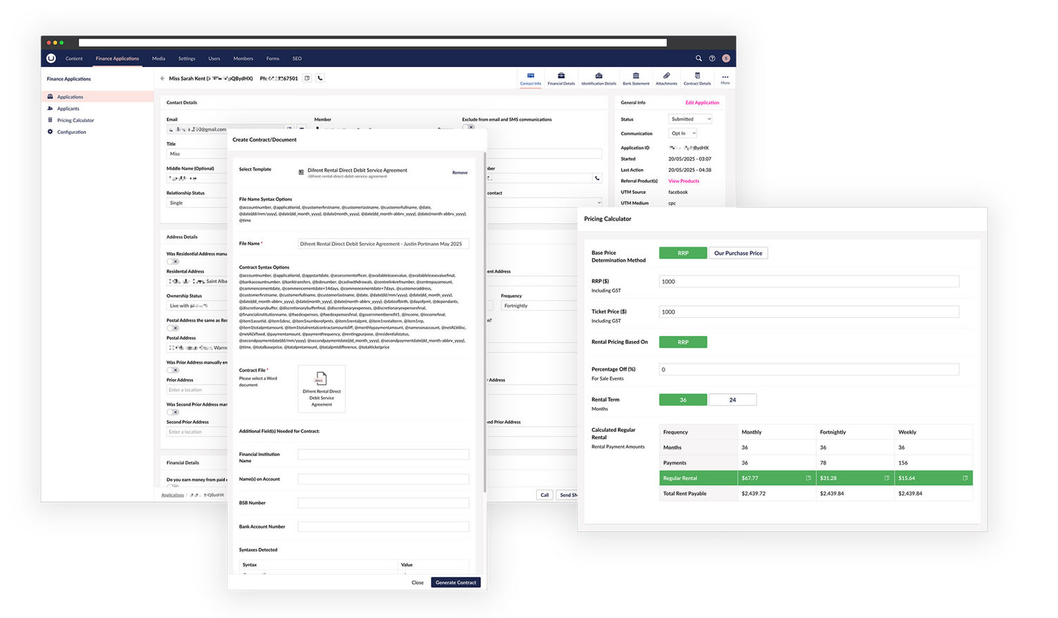Difrent Screens Scandia