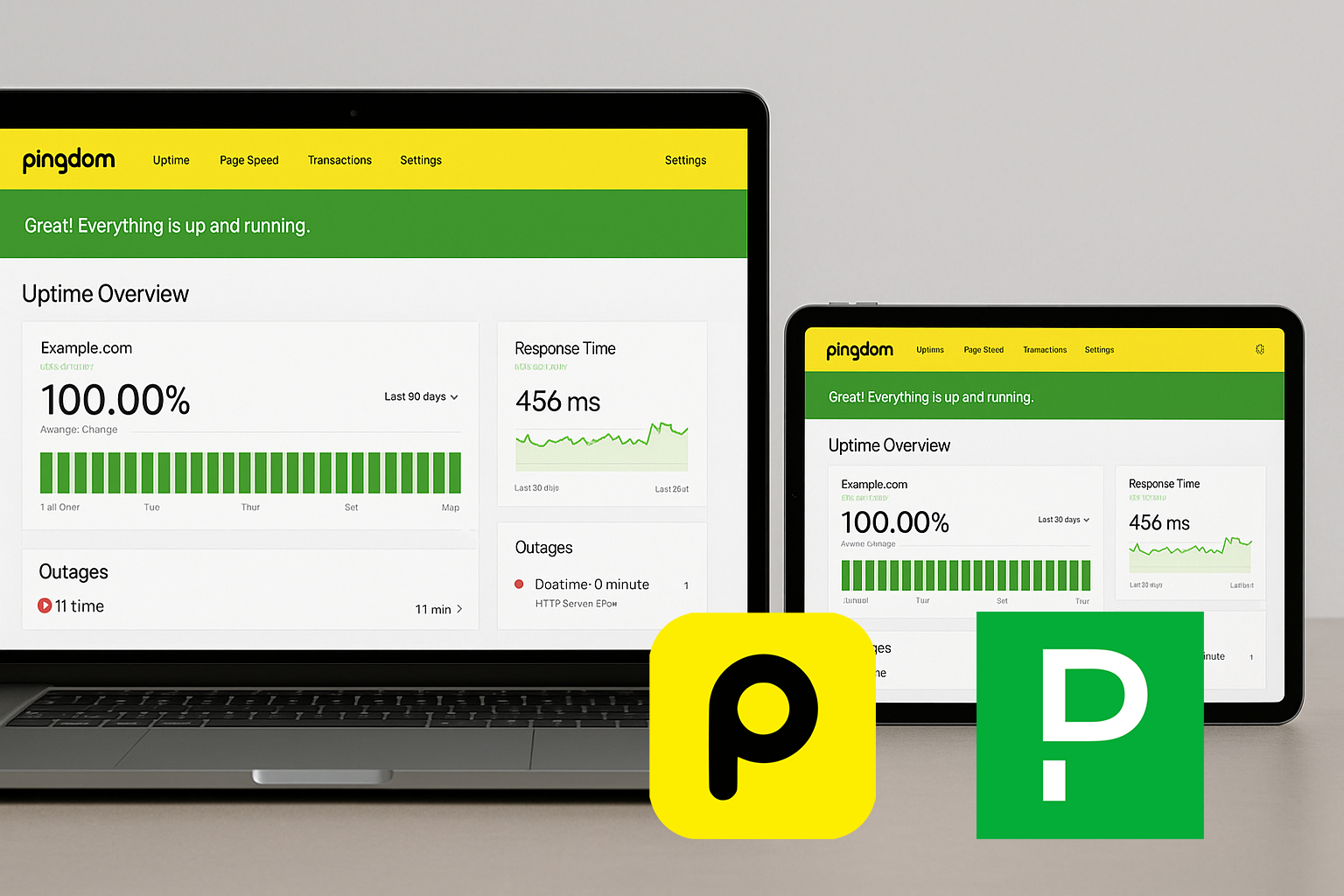 Hosting Scandia Pingdom Logos