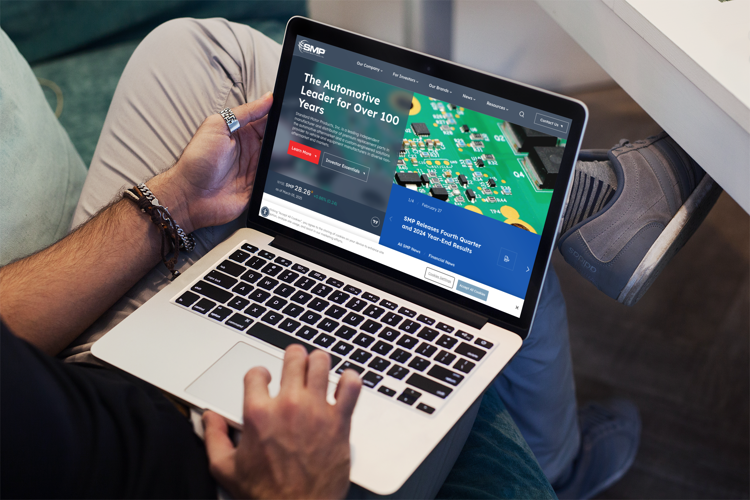 Macbook Pro Mockup Featuring A Modern Man Using His Computer 2318 El1