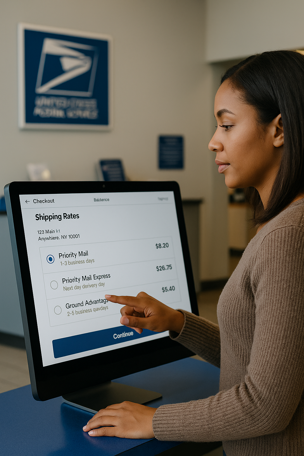 Usps Service Scandia