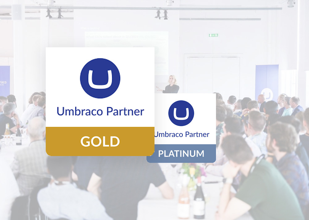 Image related to the content of the blog article title Umbraco Gold Partnership Still Shines
