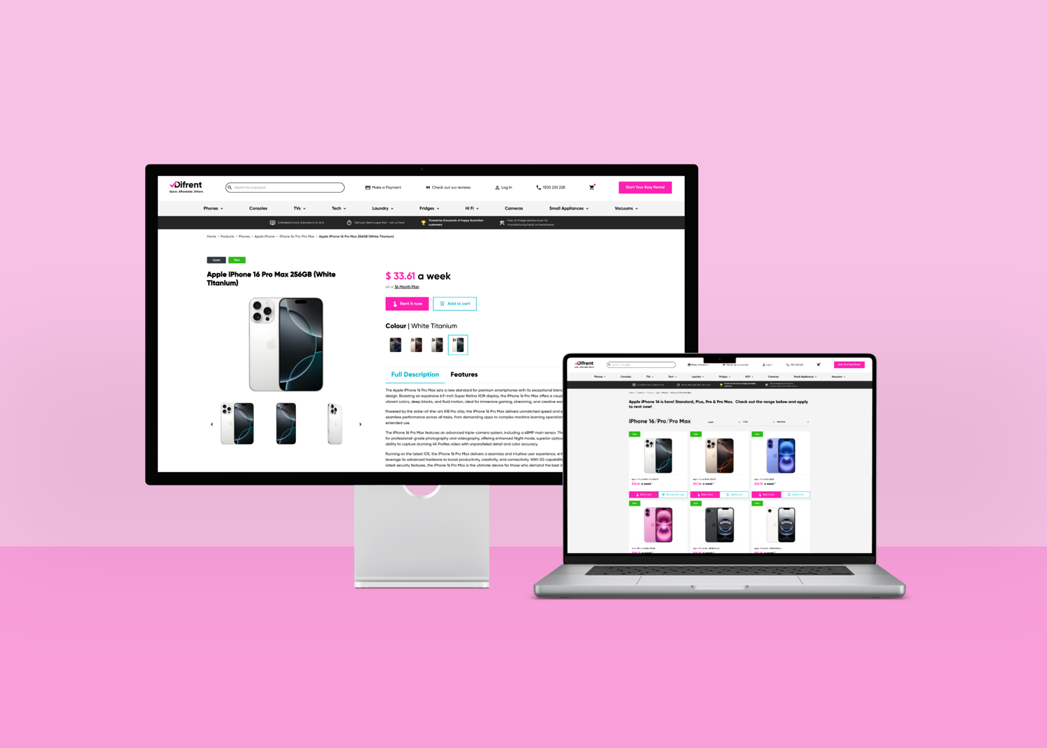 Front View 16 Macbook Pro M1 Pro Chip And Apple Studio Display Mockup Template 682B7f619c0d91ee403745c8 @2X