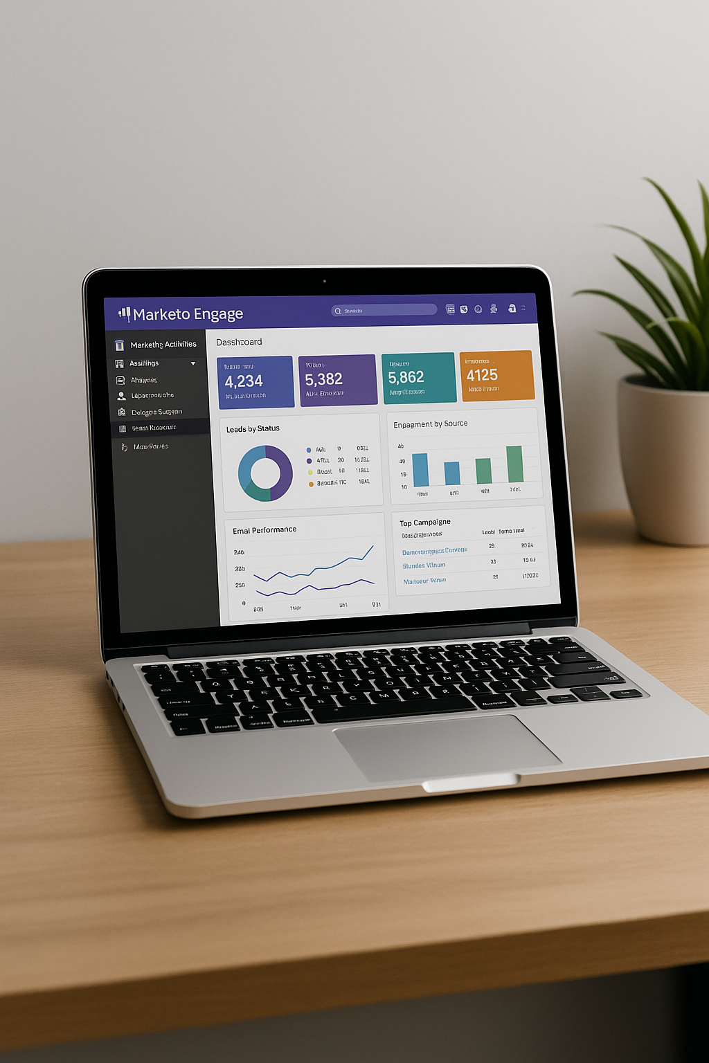 Marketo Dashboard Scandia